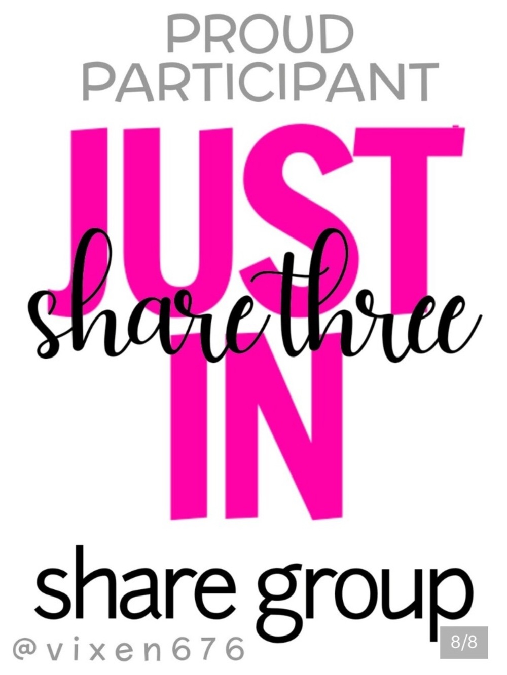 Proud Participant of this Share Group